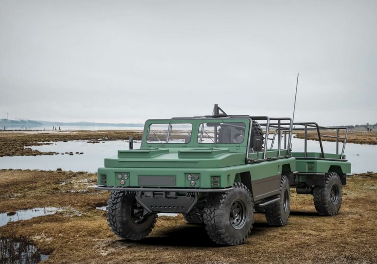 Дизайнери з України показали концепт плаваючого автомобіля