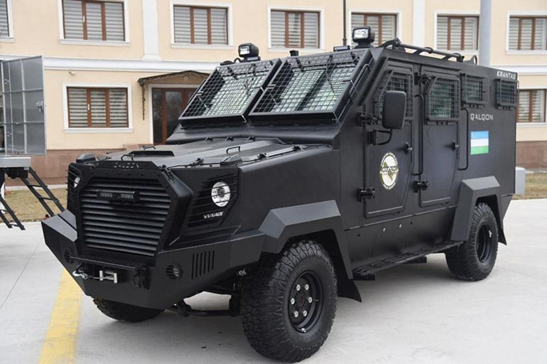 Новий броньований автомобіль Узбекистану — Qalqon