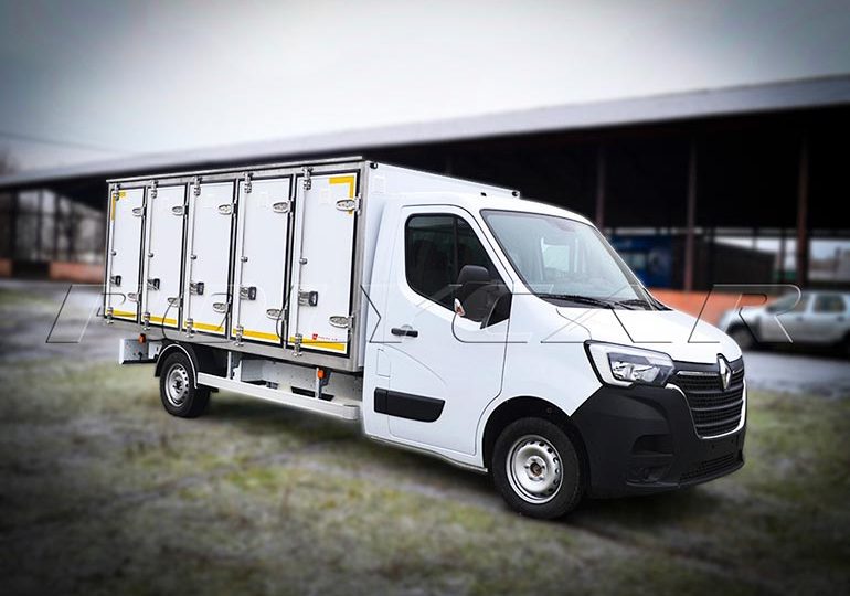Polycar відвантажила партію автомобілів Renault Master з фургонами для перевезення хлібобулочних виробів