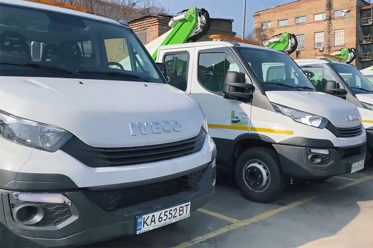КП «Київміськсвітло» оновило спецтехніку автотранспортного цеху