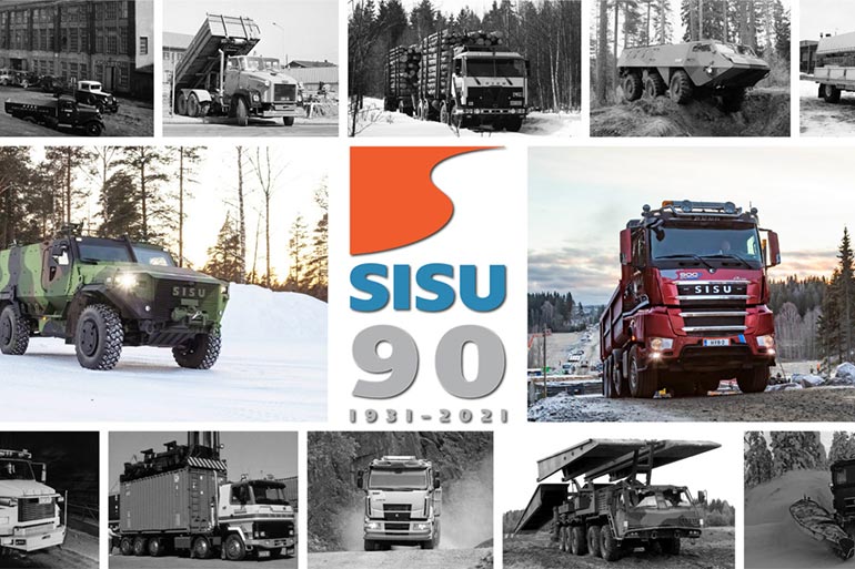Вантажівки Sisu відсвяткували 90-річний ювілей