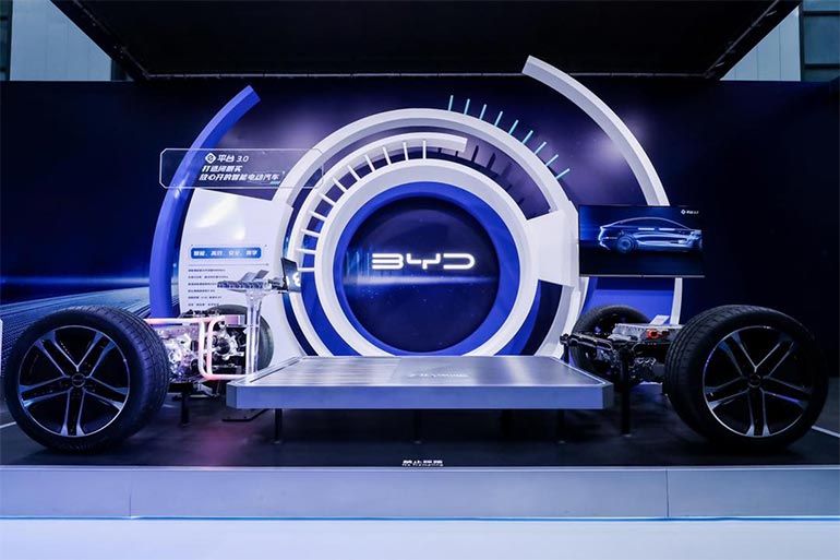 Автовиробник BYD презентував e-platform 3.0 для автомобілів на електричній тязі