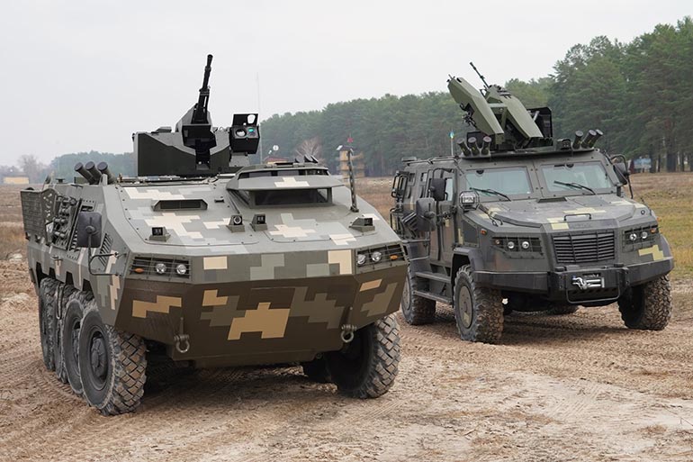 «Козак 2М1» та БТР-60 «Хорунжий» із турецькими бойовими модулями пройшли заводські випробування