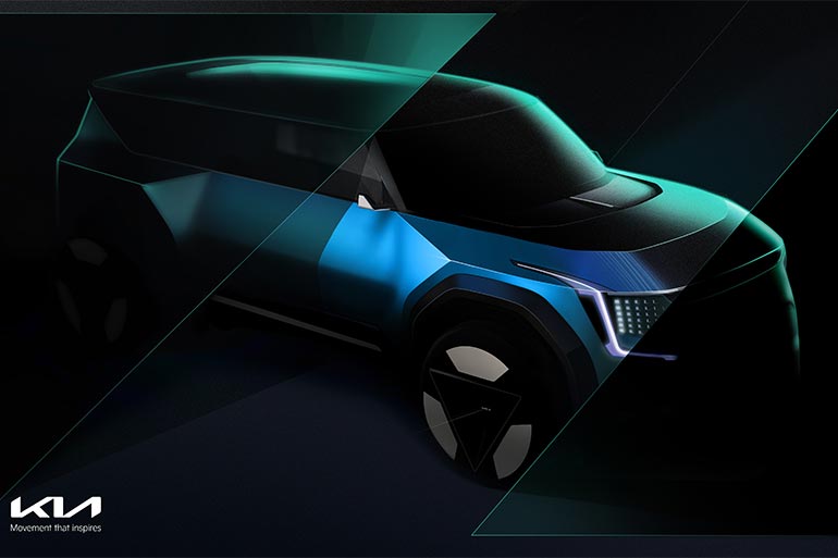 Напередодні офіційної презентації з’явилися тизерні зображення концепту EV9 від Kia