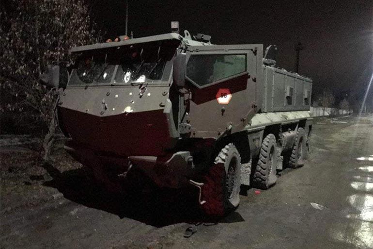 ЗСУ знешкодили бронеавтомобіль Тайфун-К