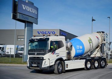 Volvo Trucks поставила перший надпотужний електричний автобетонозмішувач