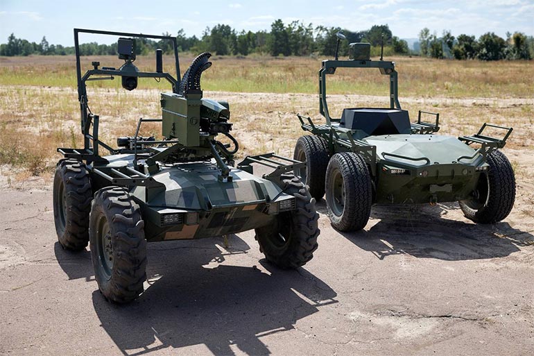 В Україні пройшли тестування різних типів наземних роботів