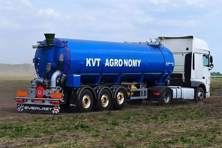 Еверласт представив нову модель — цистерну для транспортування органічних добрив