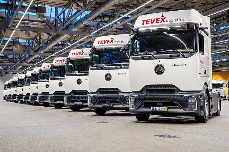 Tevex Logistics оновлює автопарк: 150 нових Mercedes-Benz Actros L