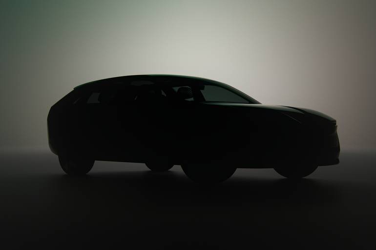 Skoda показала силует нового концепту Vision O