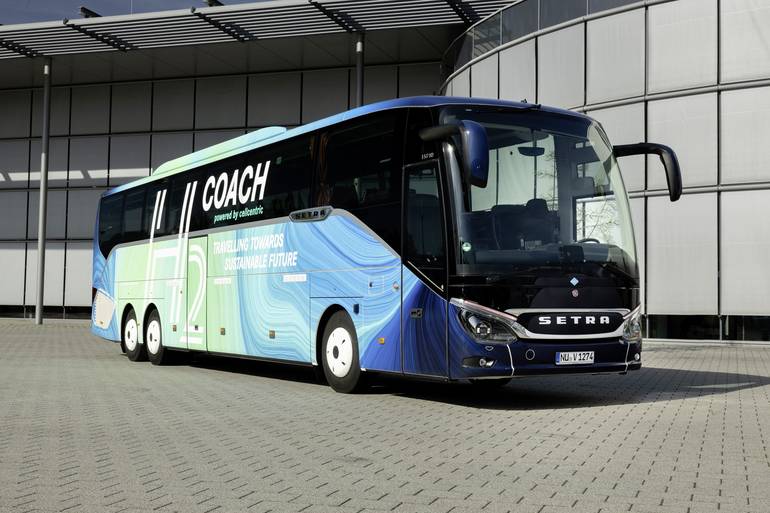 Setra H₂ Coach: перший туристичний автобус із водневим паливним елементом