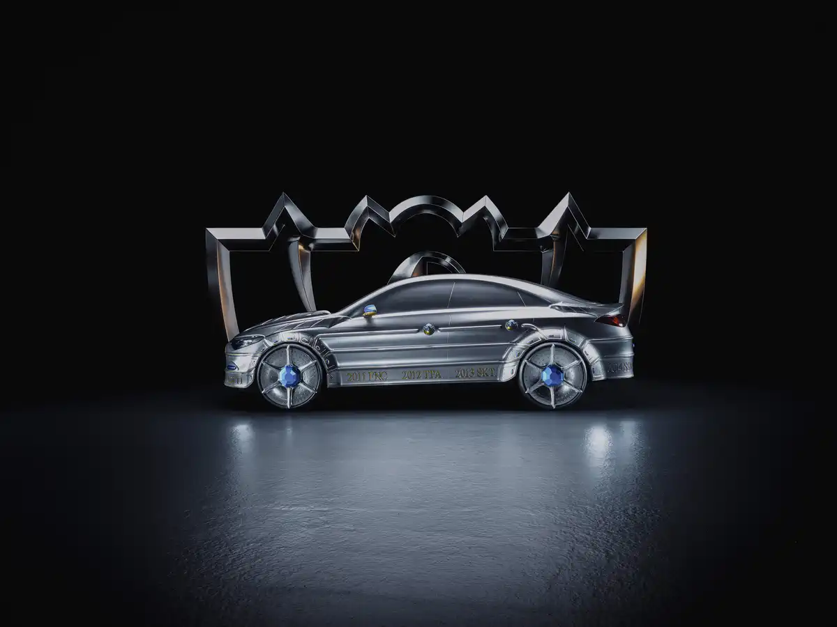 League of Legends Mercedes-Benz CLA Art Piece