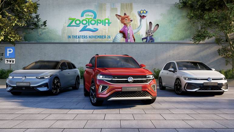 Електромобілі Volkswagen з’являться у новій анімаційній пригоді «Зоотрополіс 2»