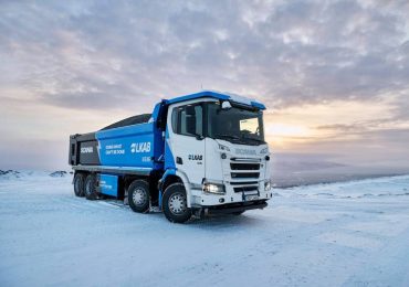 З'явився перший у світі електричний самоскид Scania 8×4 для роботи в шахтах