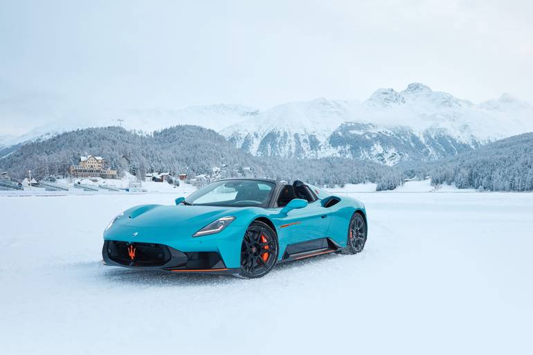 Maserati MCPURA Cielo FROZEN MAGMA: коли лід і вогонь зустрілися в Санкт-Моріці