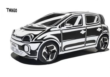 Коли авто стає мистецтвом: як Renault Twingo перетворили на живий арт-об’єкт