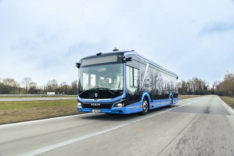 Автобус без водія: MAN тестує автономний електробус у Мюнхені