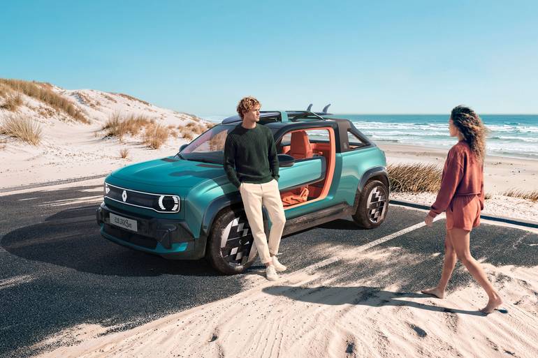 Renault показала пляжний концепт JP4x4 на основі електричного Renault 4