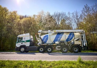 Scania та Unicon протестували електричний бетонозмішувач у реальних умовах