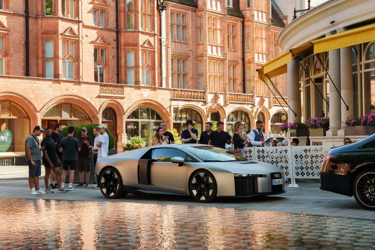 Audi Nuvolari викликав великий резонанс, коли дебютував у Лондоні.